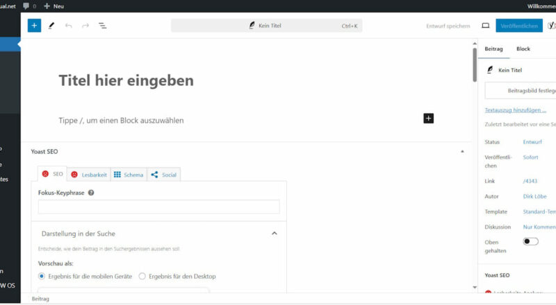 Beiträge bei WordPress