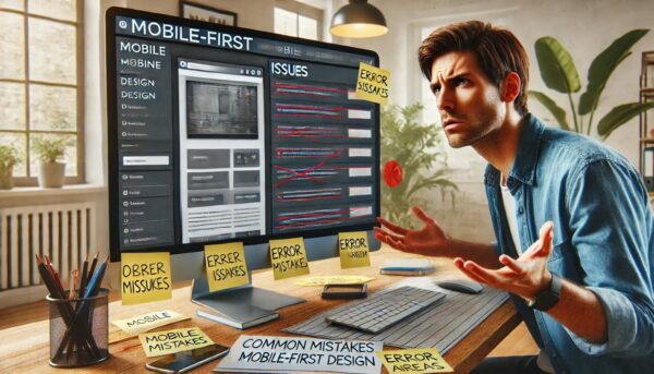 Webdesigner identifiziert typische Fehler im Mobile-First-Projekt